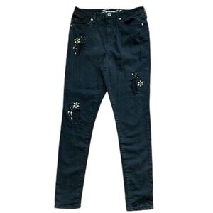 SEVEN Crystal Embellished Jeans Black 8